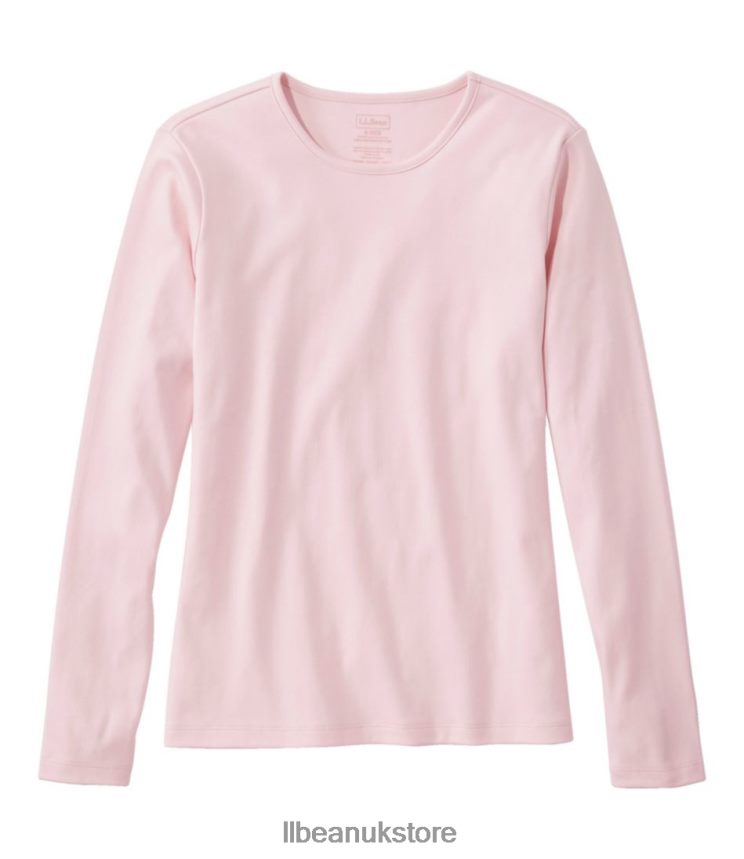 Clothing L.L.Bean Pima Cotton Tee Pale Rose Women 0VRR661 Clothing L.L.Bean Pima Cotton Tee Pale Rose Women 0VRR661