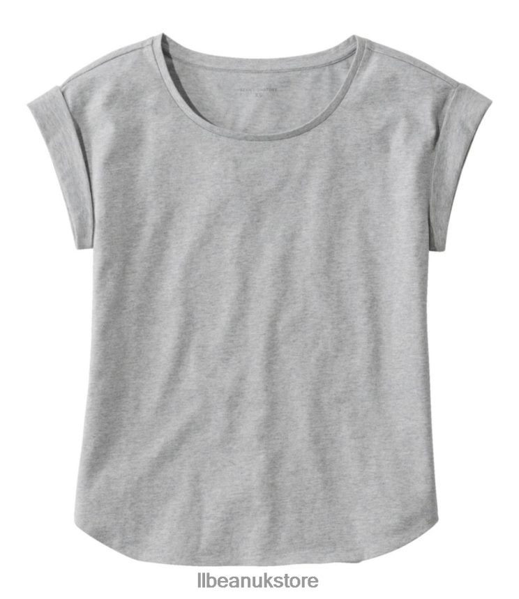 Clothing L.L.Bean Signature Rangeley Cotton Tee Gray Heather Women 0VRR662974 Clothing L.L.Bean Signature Rangeley Cotton Tee Gray Heather Women 0VRR662974